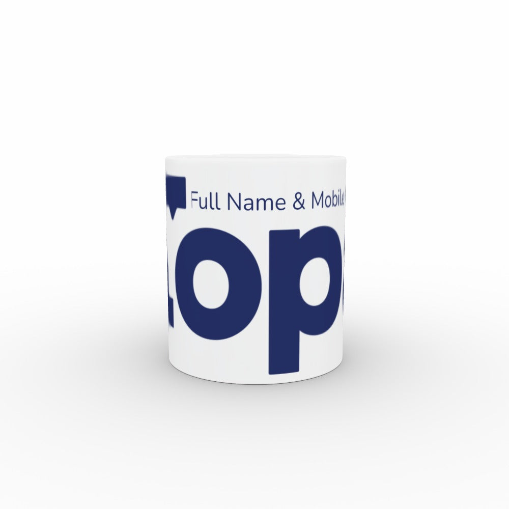 Yopa Ceramic Mug (11 oz) Personalised