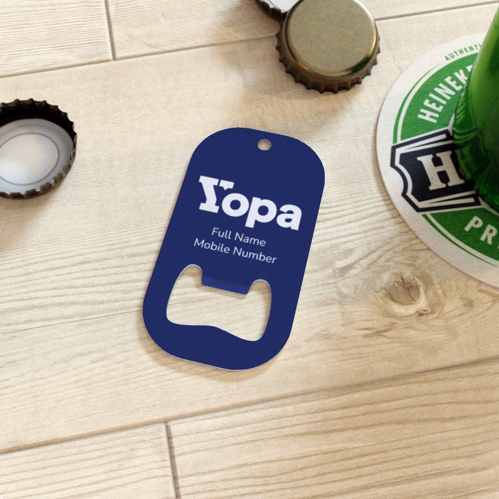 Yopa Bottle Opener Personalised