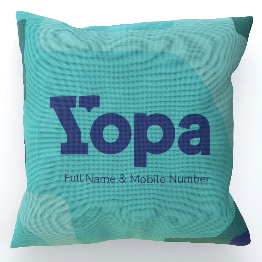 Yopa Designed Cushions Personalised.