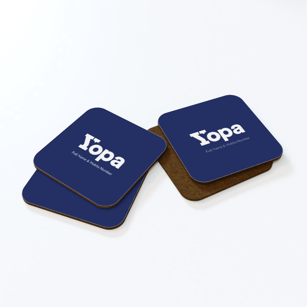 Yopa Coaster Set Personalised