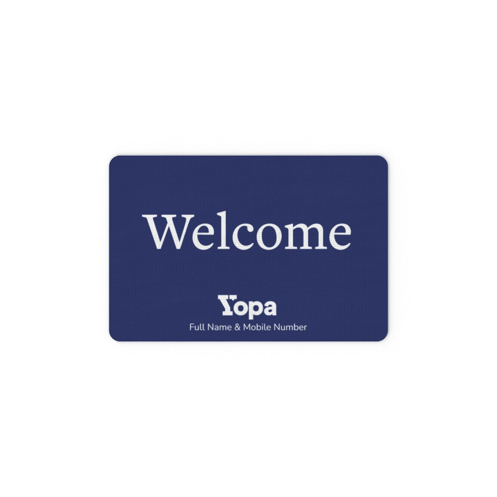 Yopa Door Matt Personalised