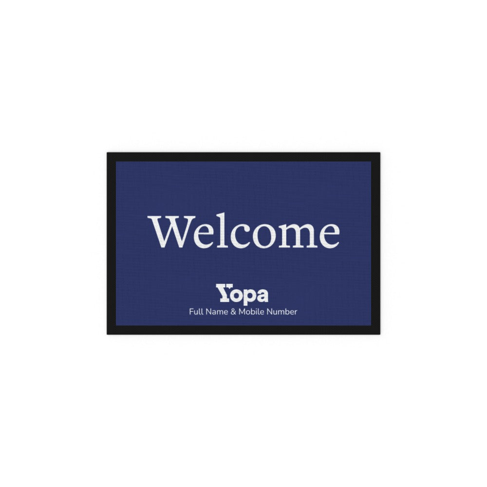 Yopa Door Matt Personalised